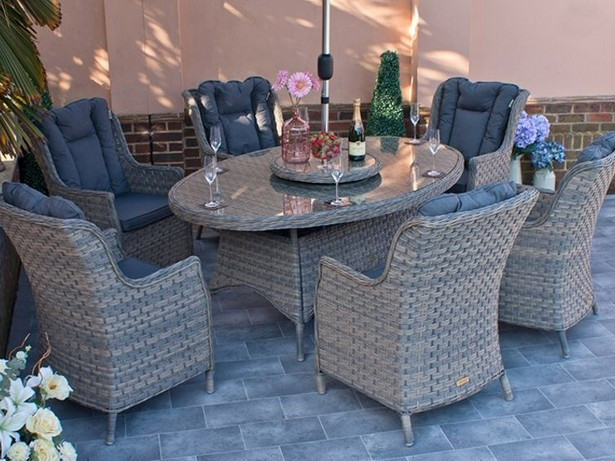 JPS Chartered Surveyors - Outdoor Garden Furniture Auction | Dining Sets, Lounge Sets, Companion Bench, Armchair Set, Cushion Boxes, Parasols - Auction Image 1